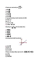 Đề kiểm tra một tiết môn Đại số Khối 10